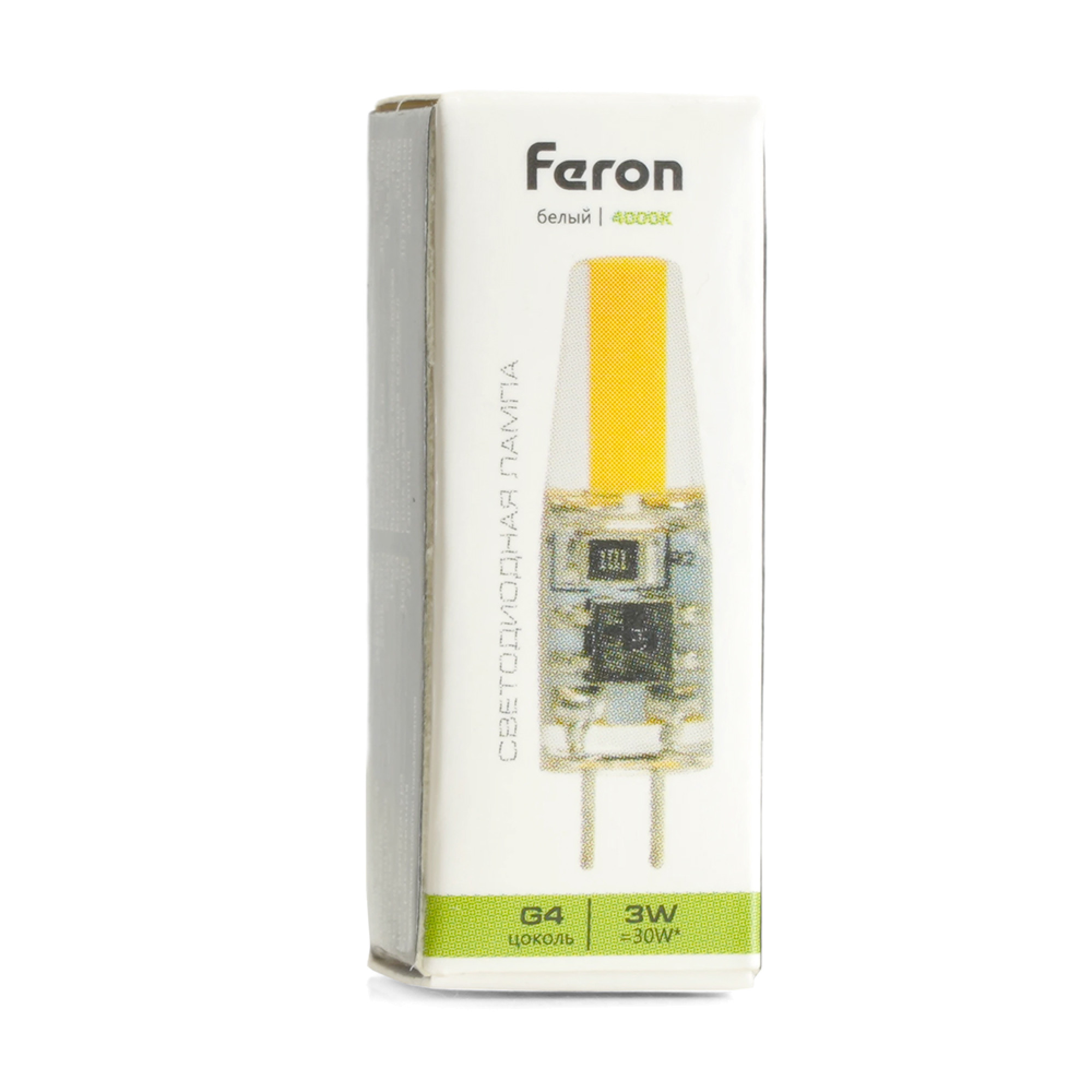 Лампа светодиодная LB-423, JC (капсульная), 3W 230V G4 4000К (белый) FERON