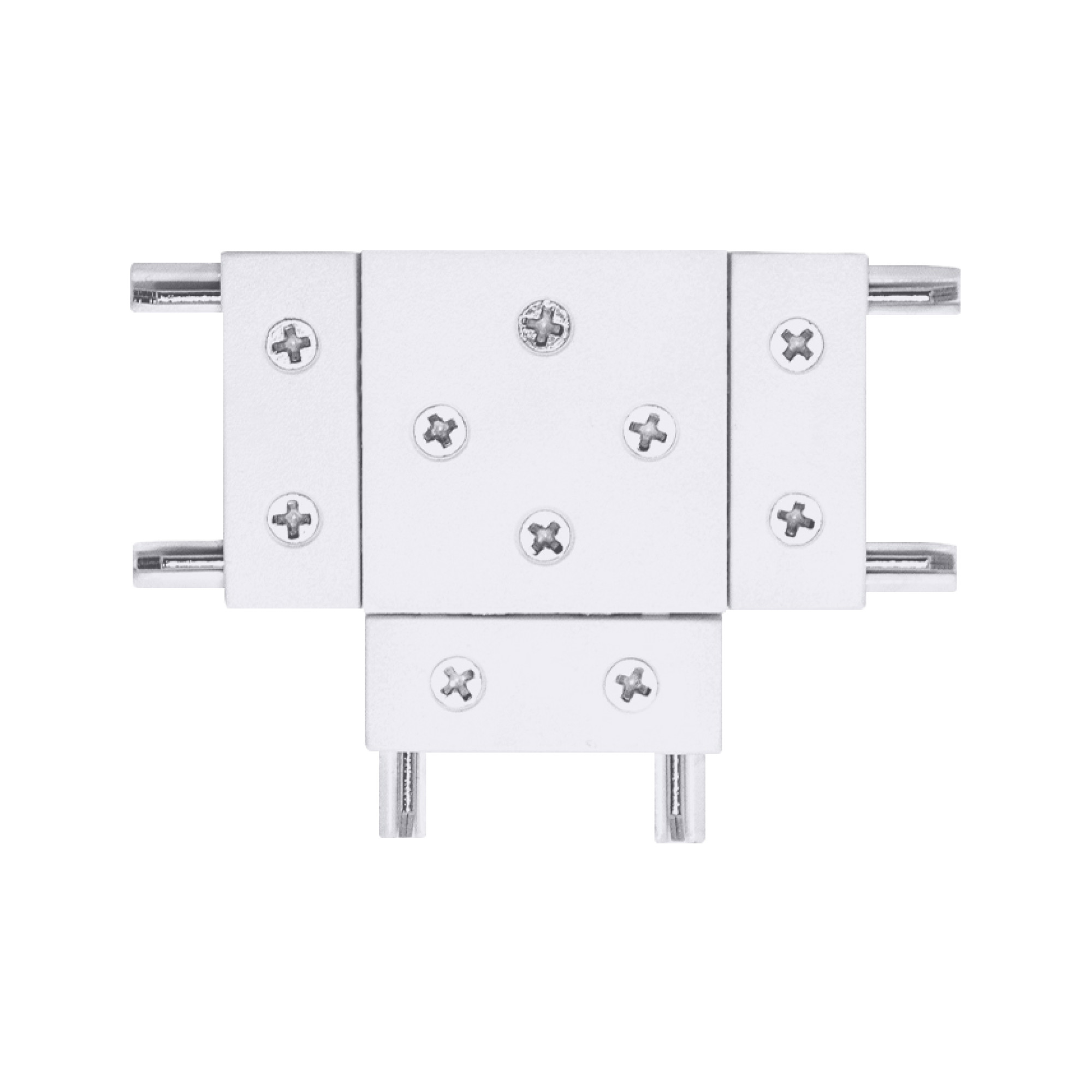 Коннектор T образный к шинопроводу однофазному магнитному Thin Белый SignImpress