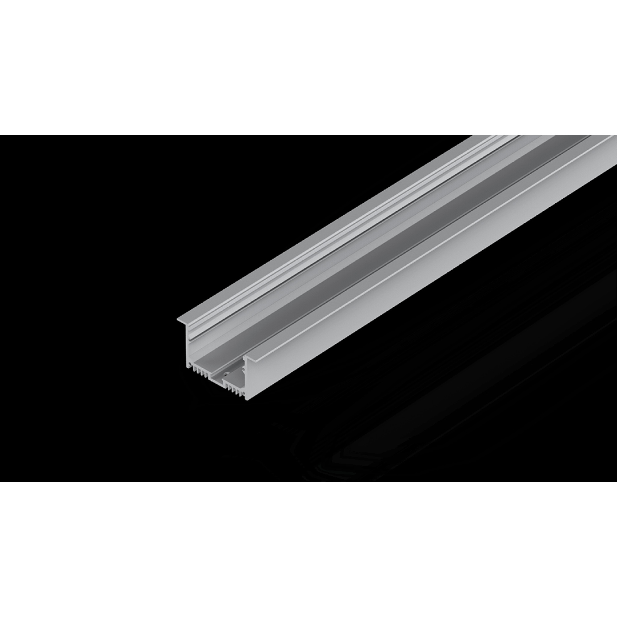 Профиль встраиваемый алюминиевый LE.6332 (2.5м) SWG