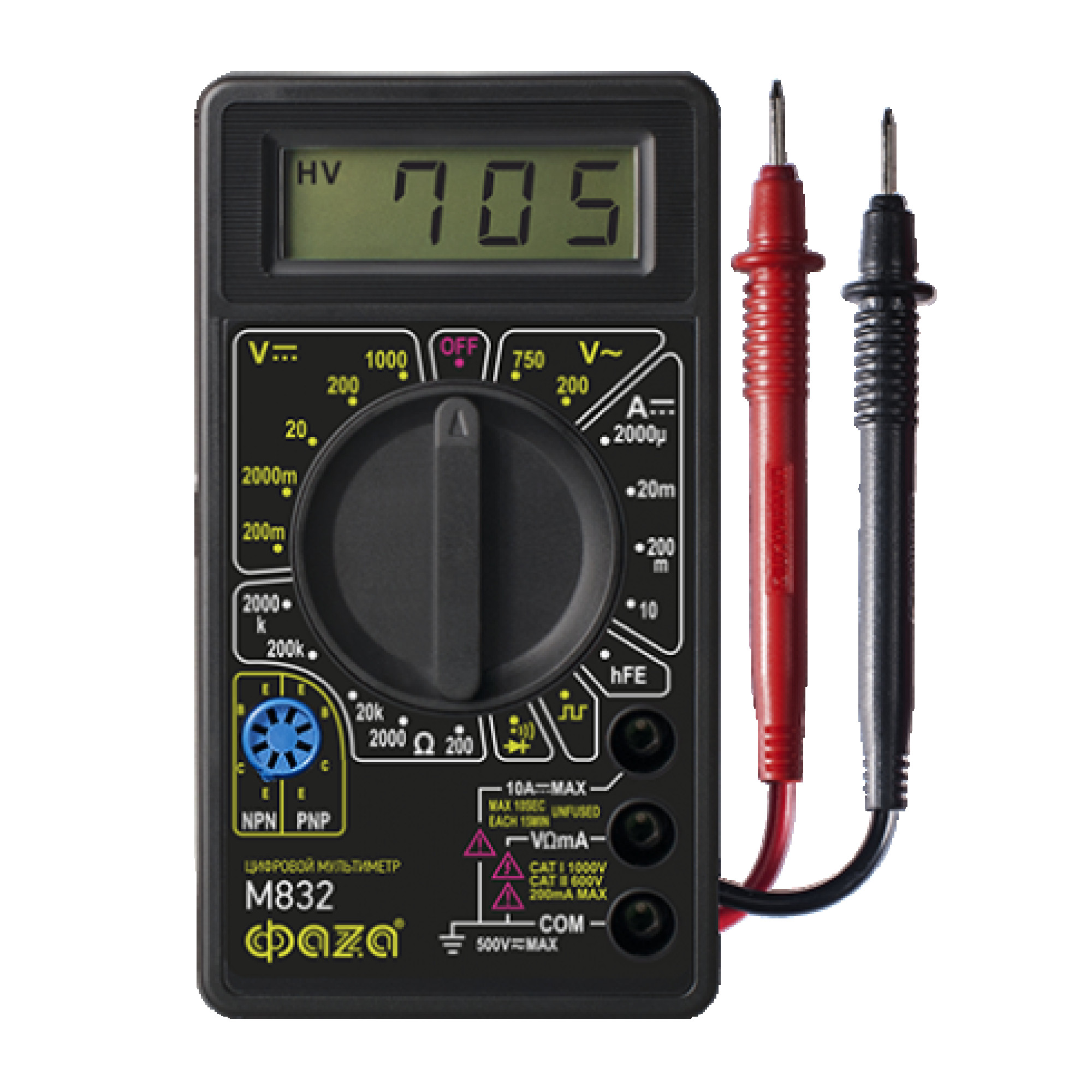 Мультиметр ФАZА цифровой M832