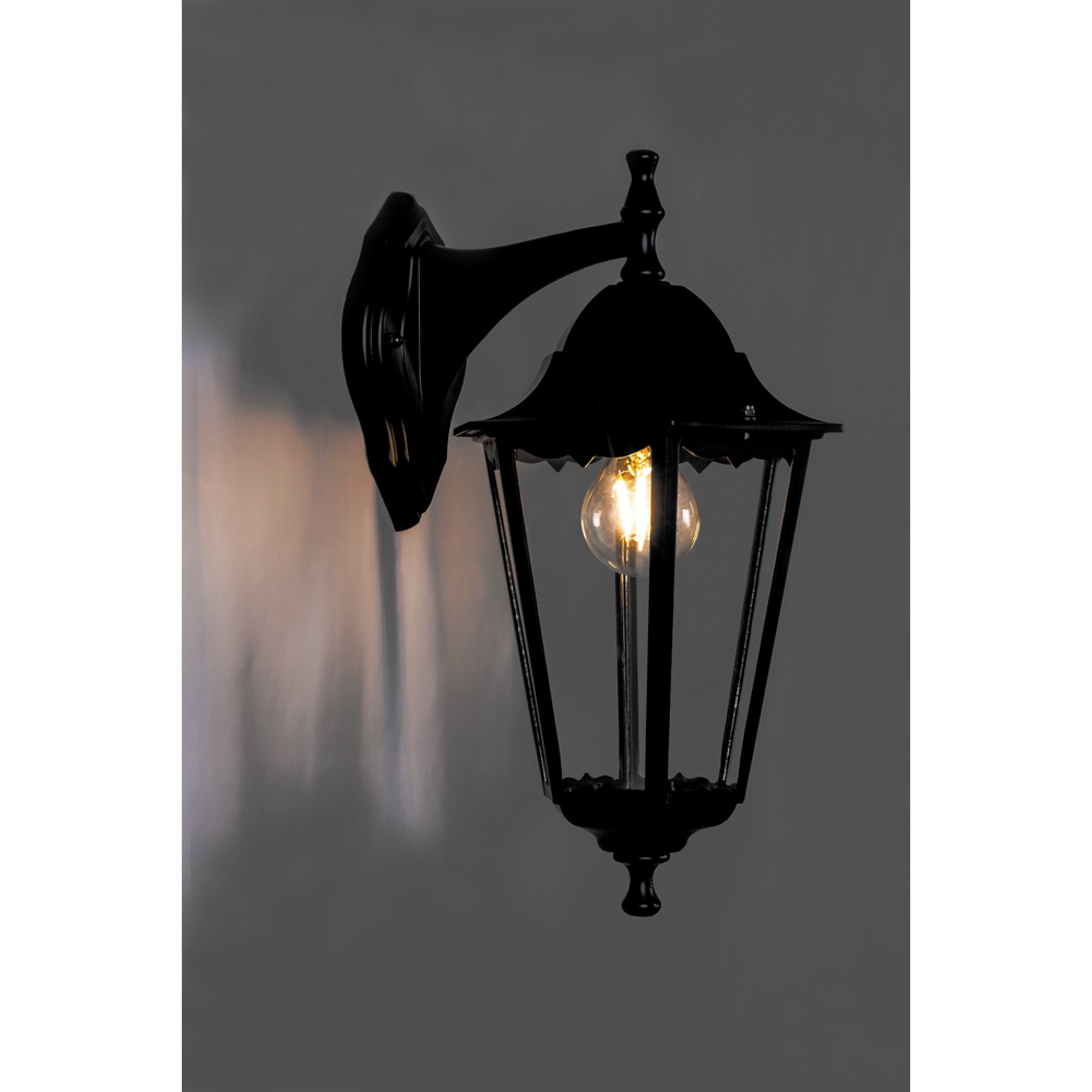 Cветильник настенный декоративный 16102 60W 230V E27 170*200*320мм черный Feron