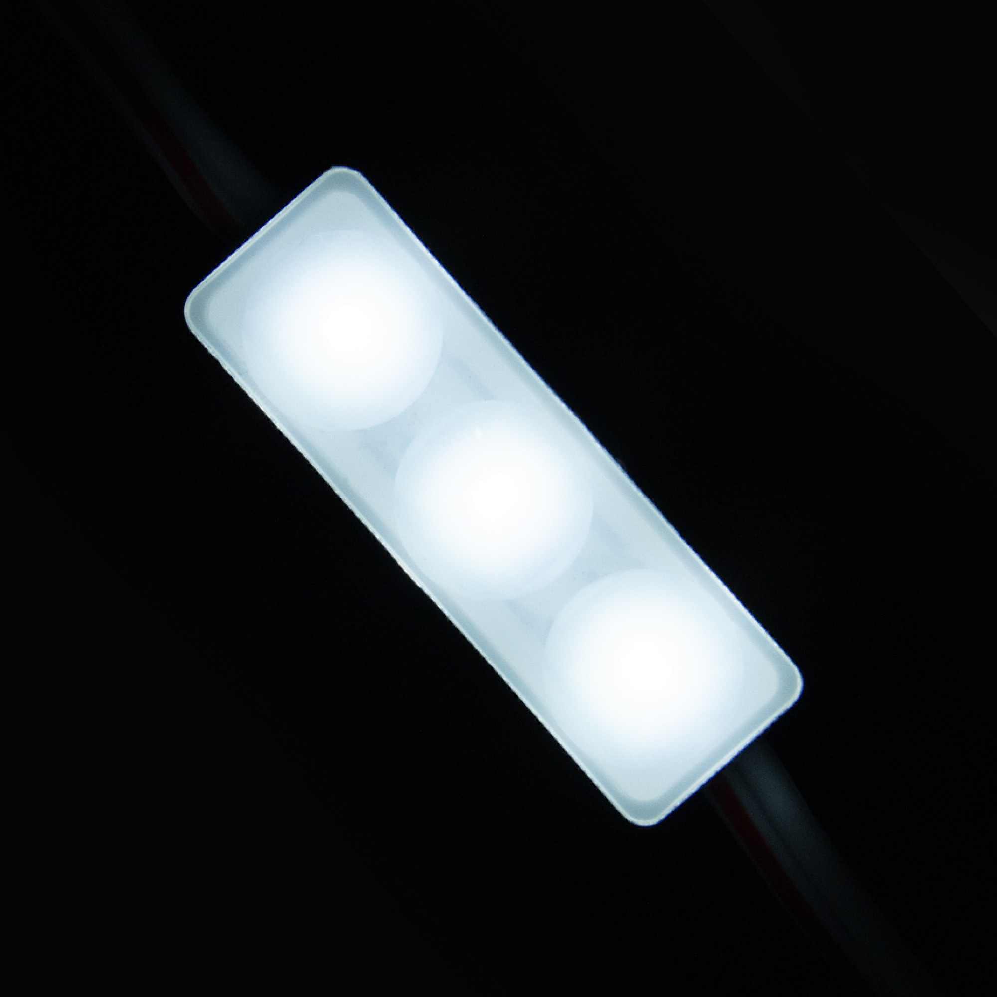 Модуль светодиодный mini 3 SMD 2835 0,6Вт 50Лм 10000К (с линзой 170) SignImpress