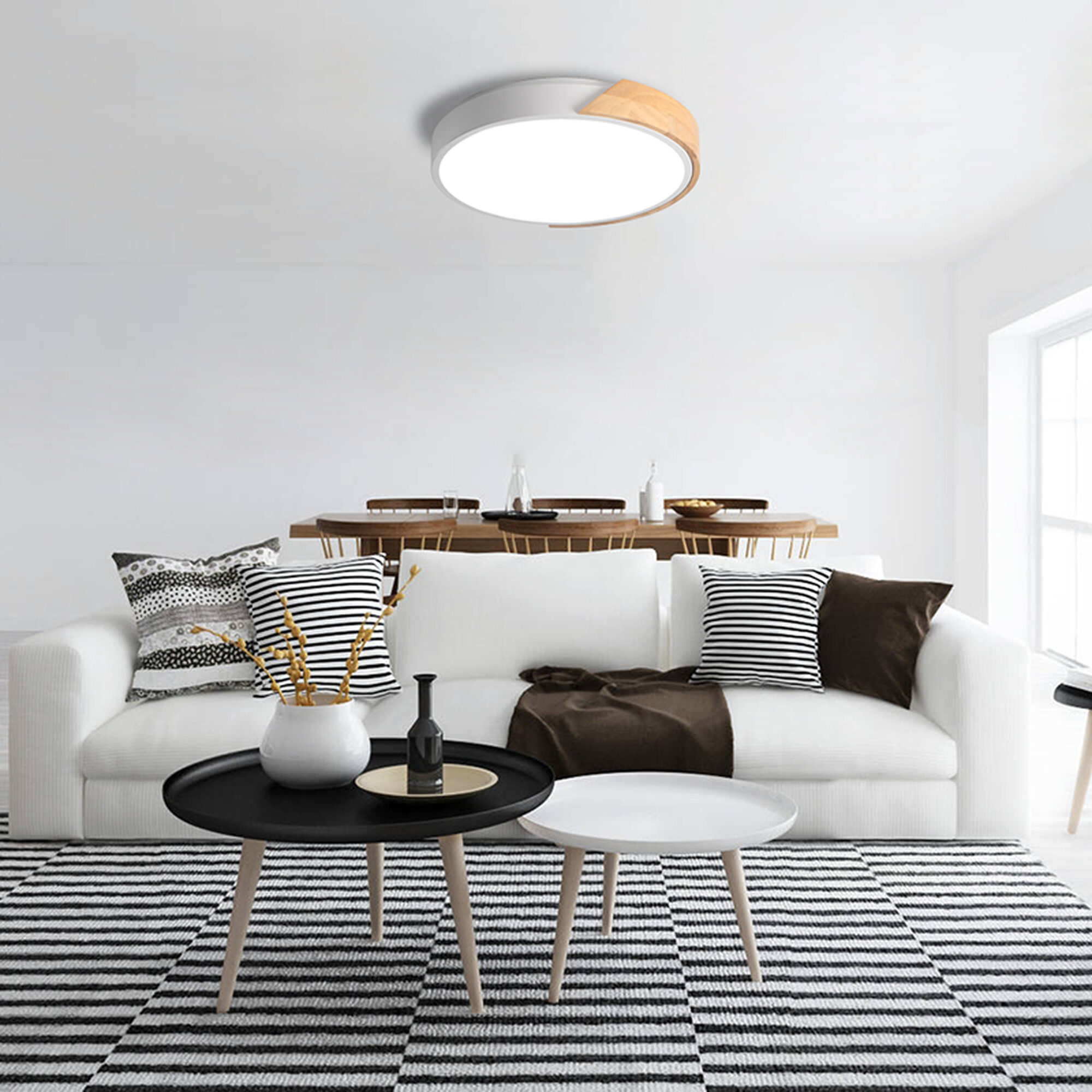 Светильник светодиодный потолочный PPB Scandic-R 72w DIM 3000-6500K WH/W IP20 Jazzway