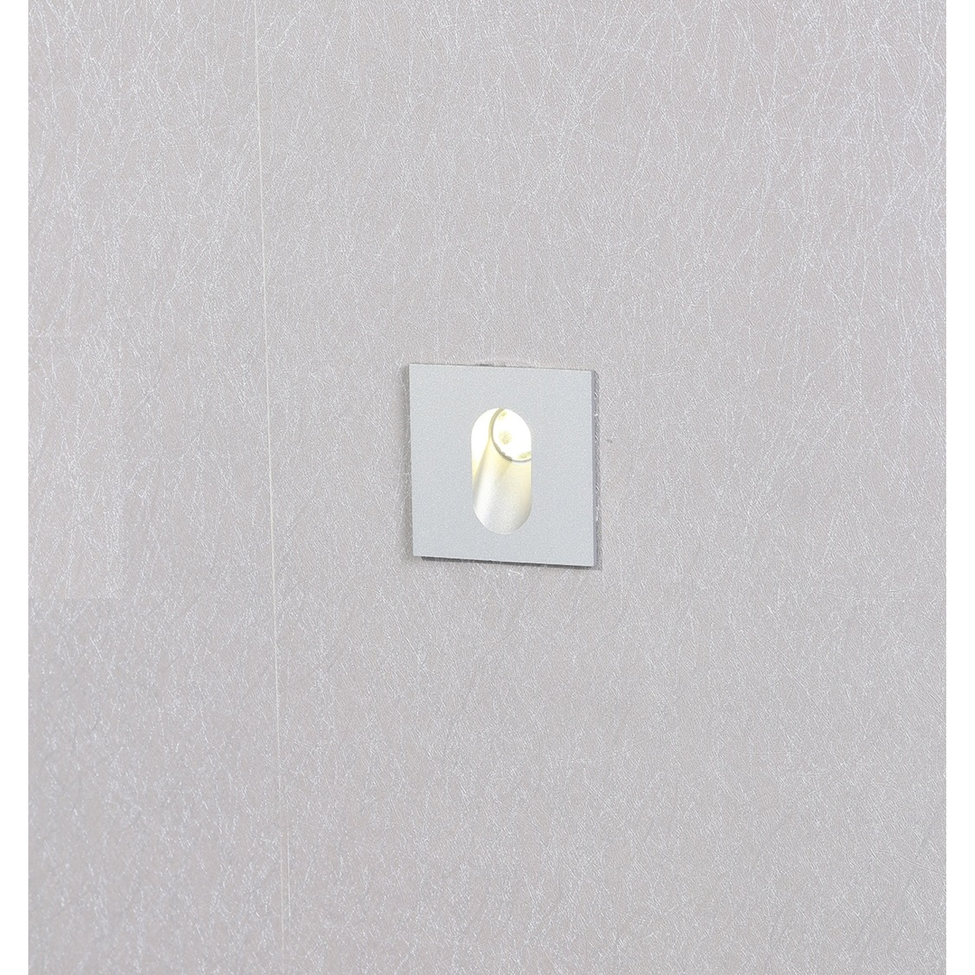 Светильник настенный LED GW-A108-6-BL-WW встраиваемое для подсветки лестницы/пола FLOOR S, Сереб SWG