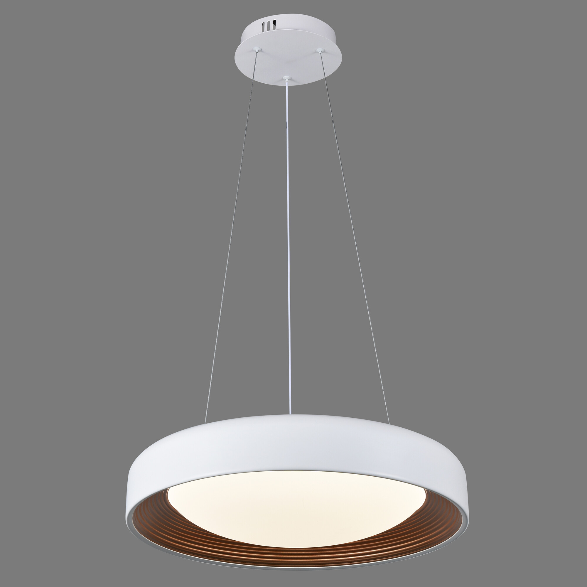 Светильник подвесной светодиодный 40 Вт 7200 Лм Белый/Золото Signimpress