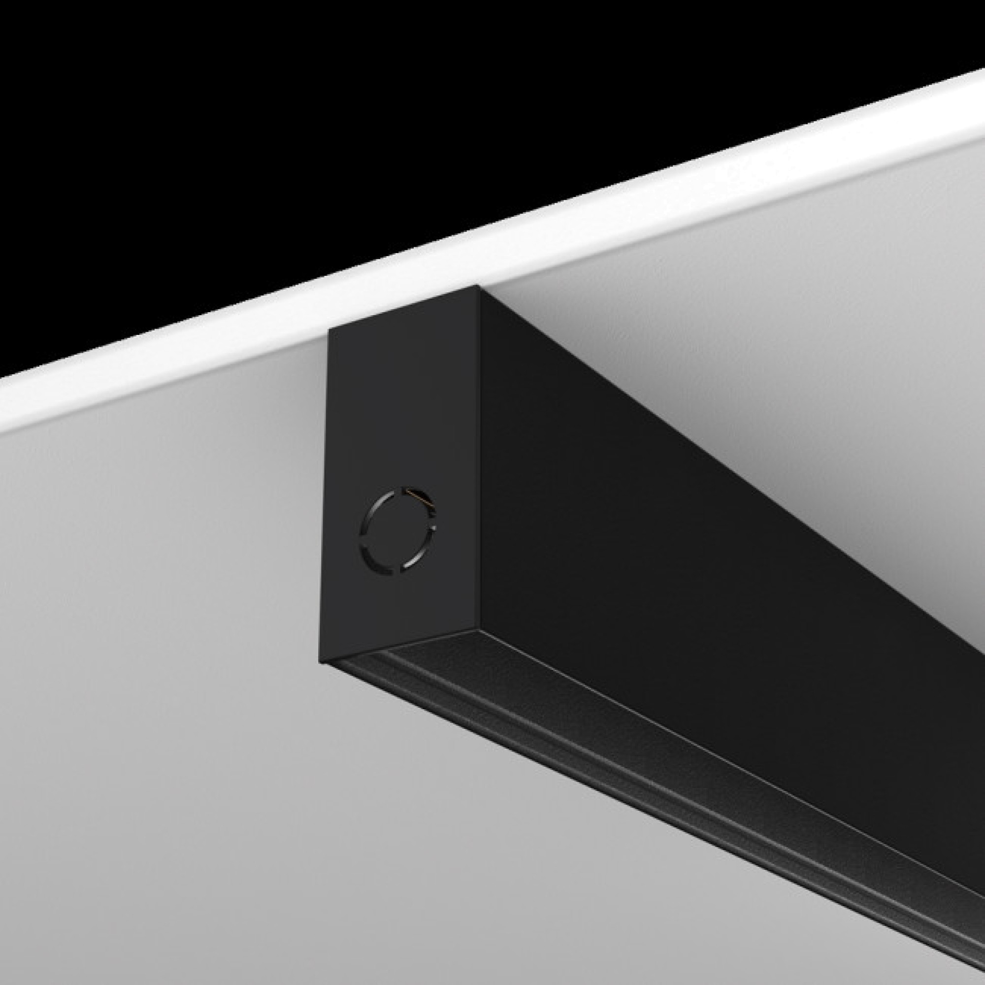 Шинопровод 2м Exility накладной/подвесной черный Maytoni