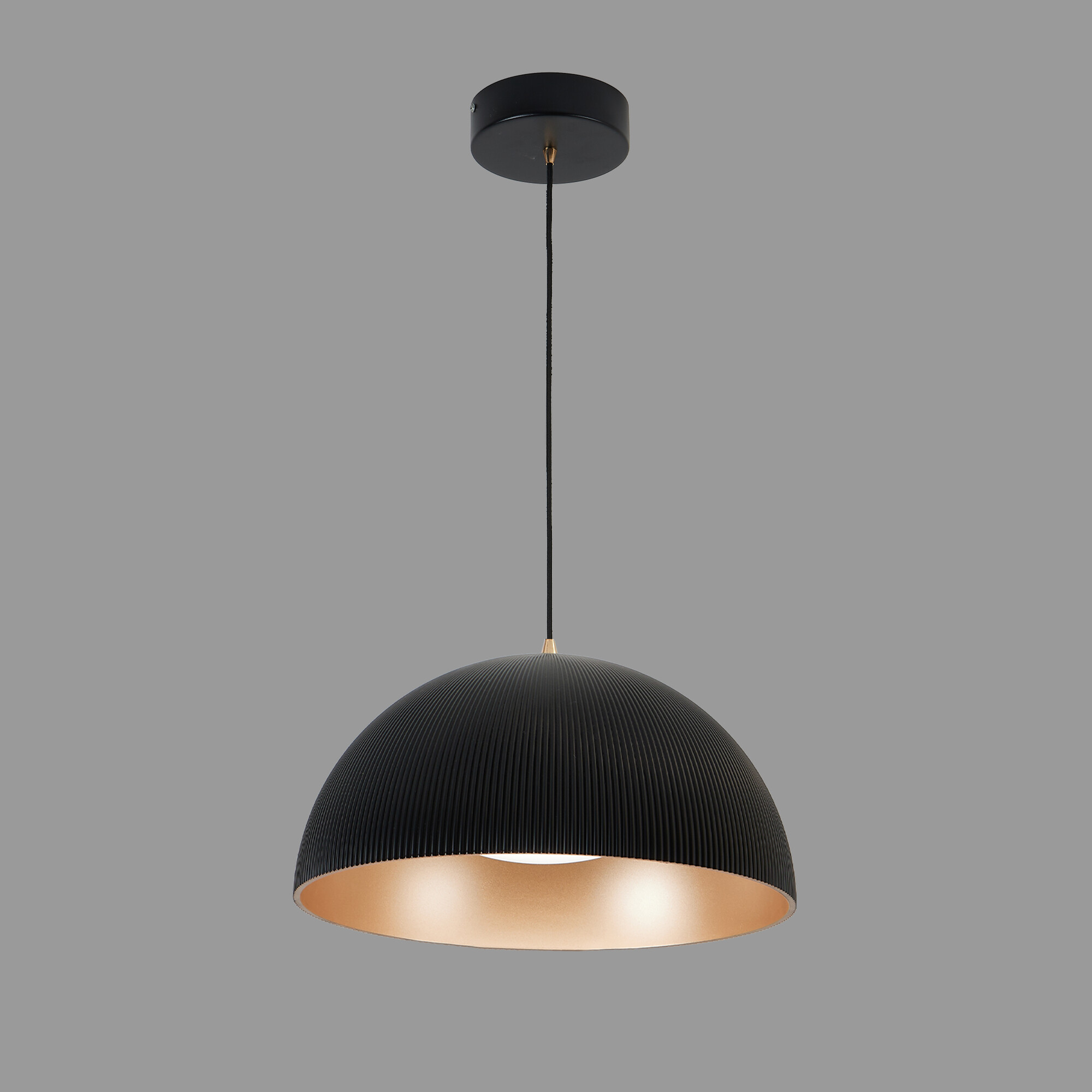 Светильник подвесной светодиодный 22 Вт 3960 Лм Чёрный/Золото Signimpress