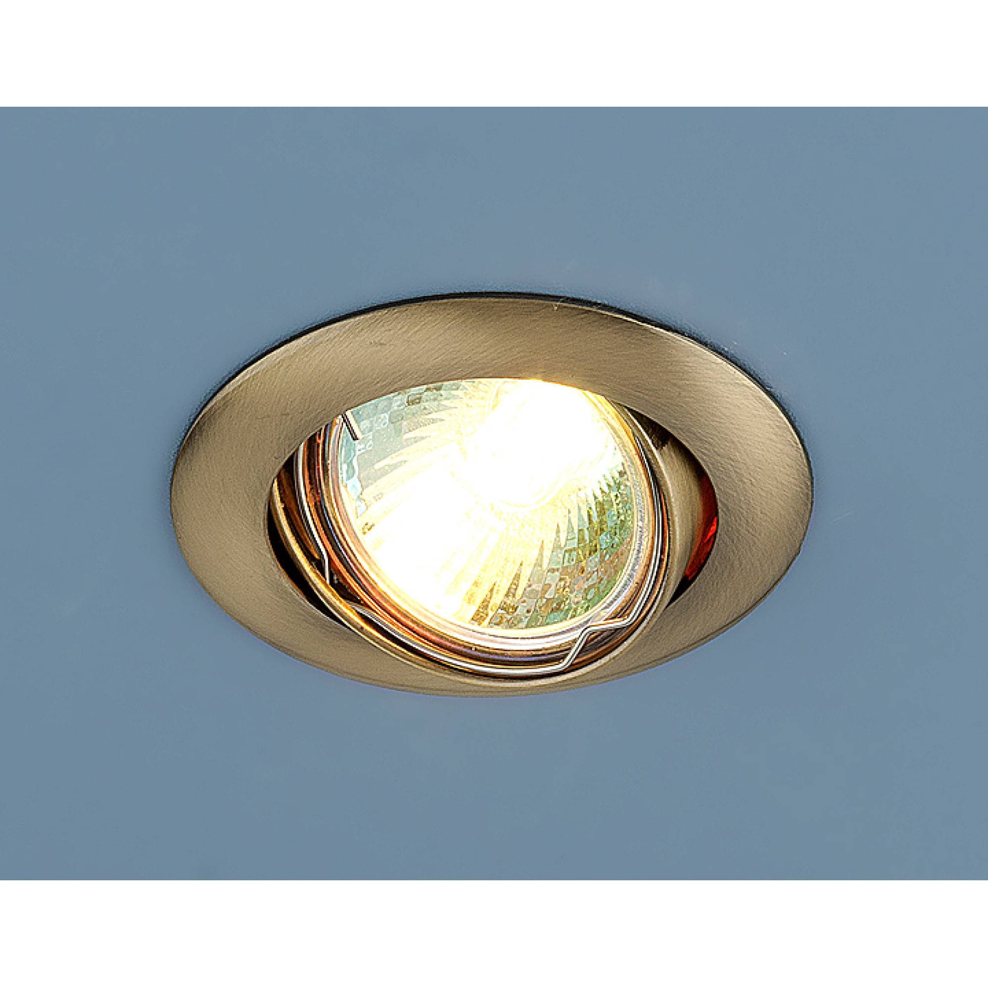 Светильник встраиваемый поворотный 104S MR16 бронза Elektrostandard (распродажа)