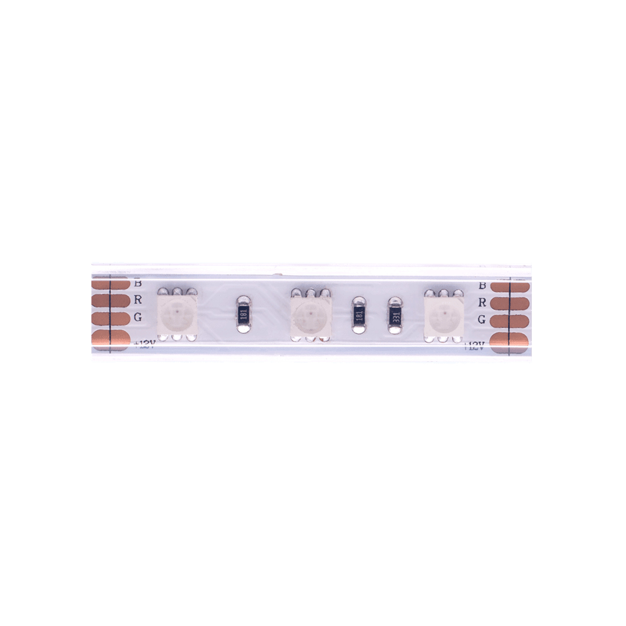 Лента светодиодная LUX5050 60LED/м 14,4Вт/м 12В IP65 Цвет:RGB (K) (1метр) SWG