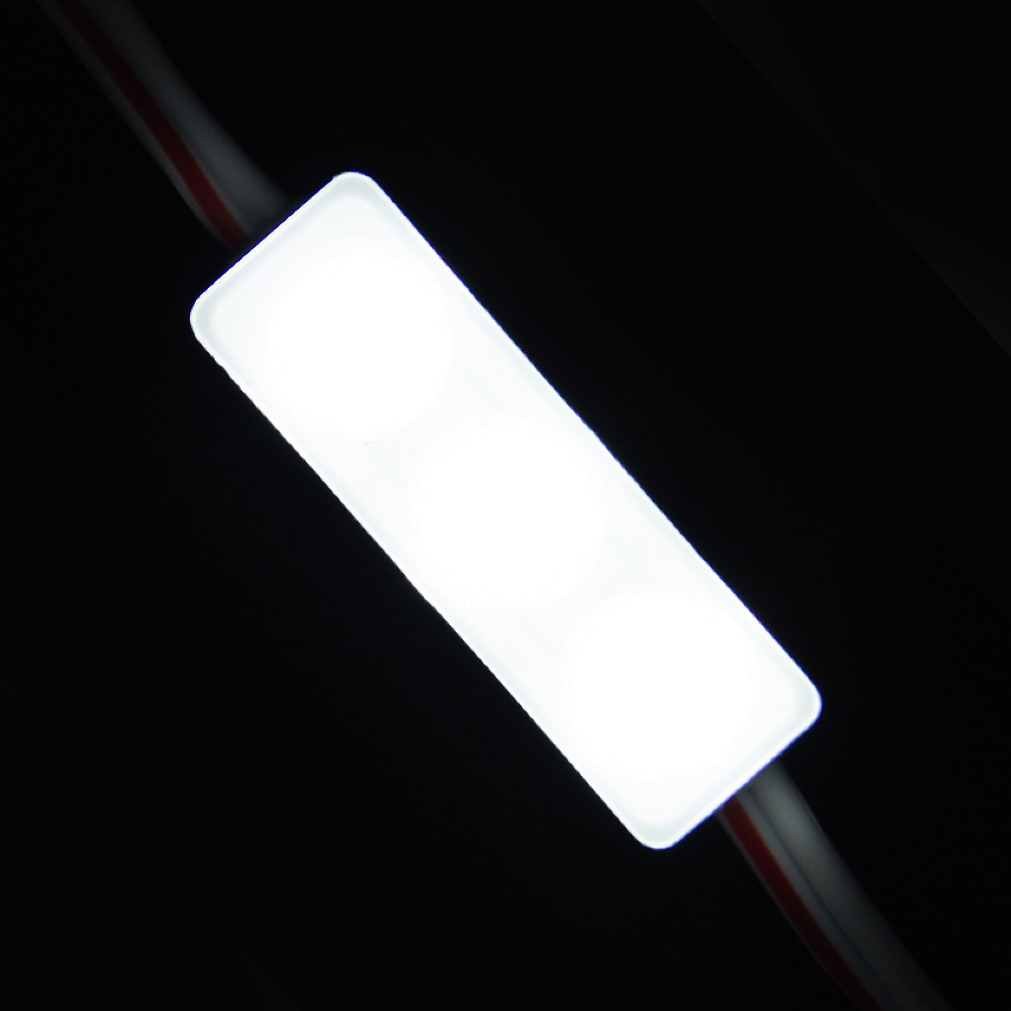 Модуль светодиодный mini 3 SMD 2835 0,6Вт 50Лм 10000К (с линзой 170) SignImpress