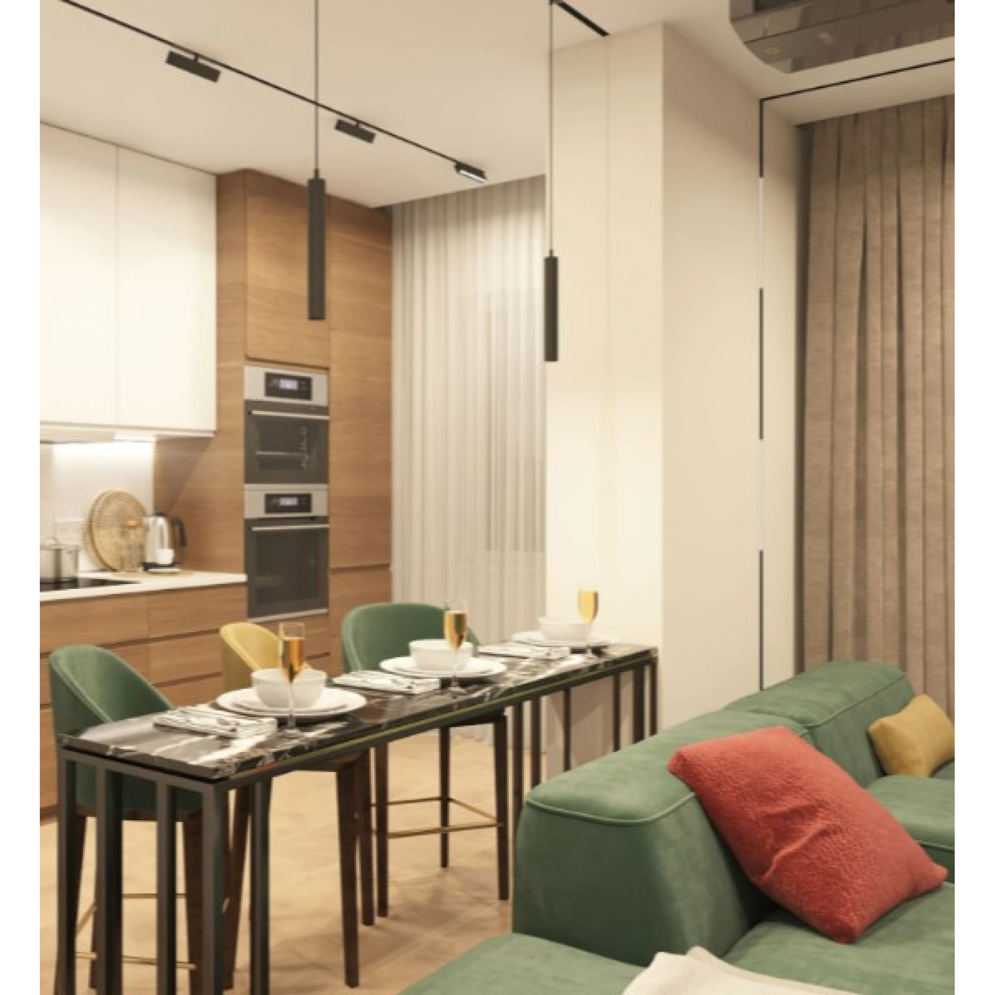 Трековый светильник DK8008-BK Denkirs