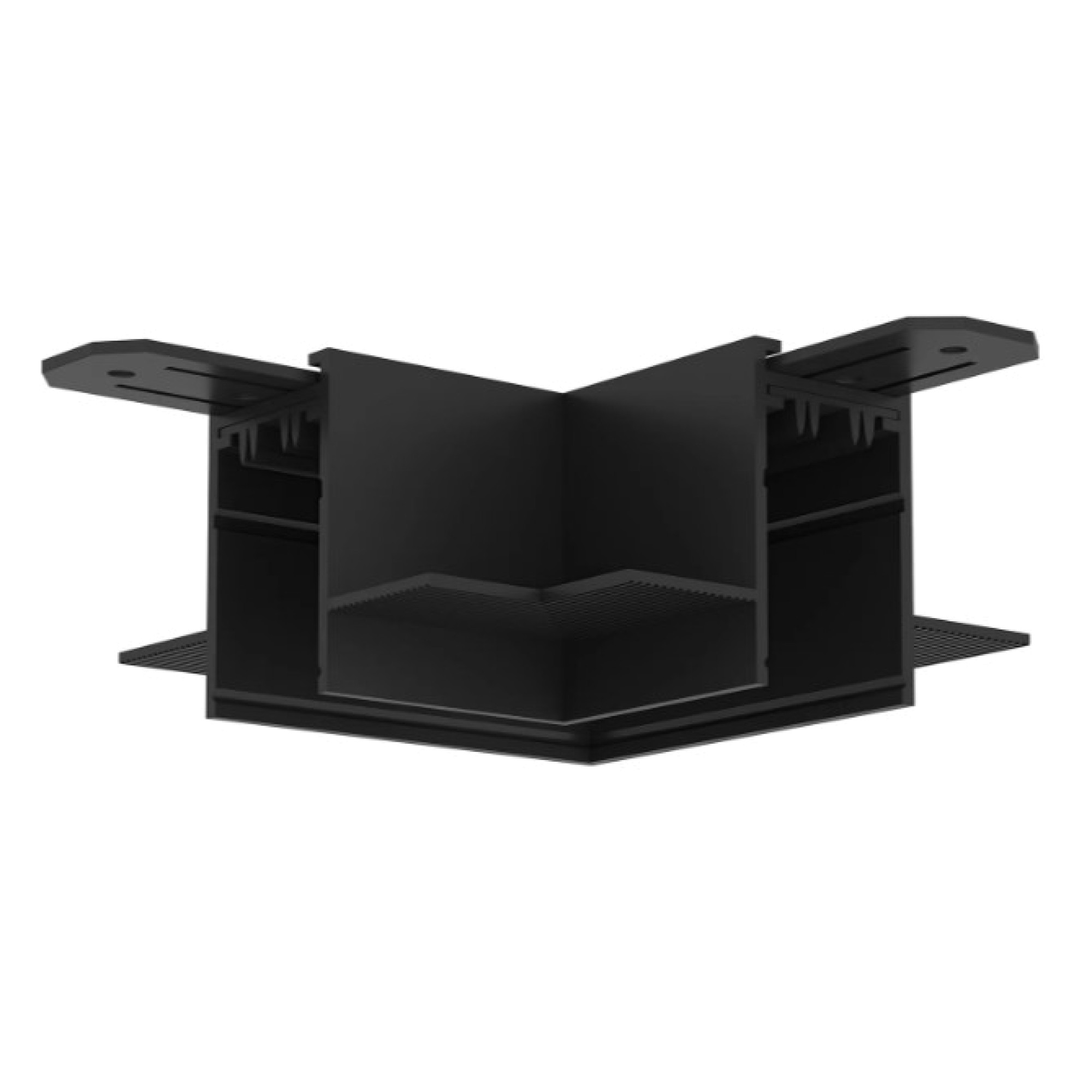 Угол потолок-потолок встраиваемый под ГКЛ SMART черный Denkirs