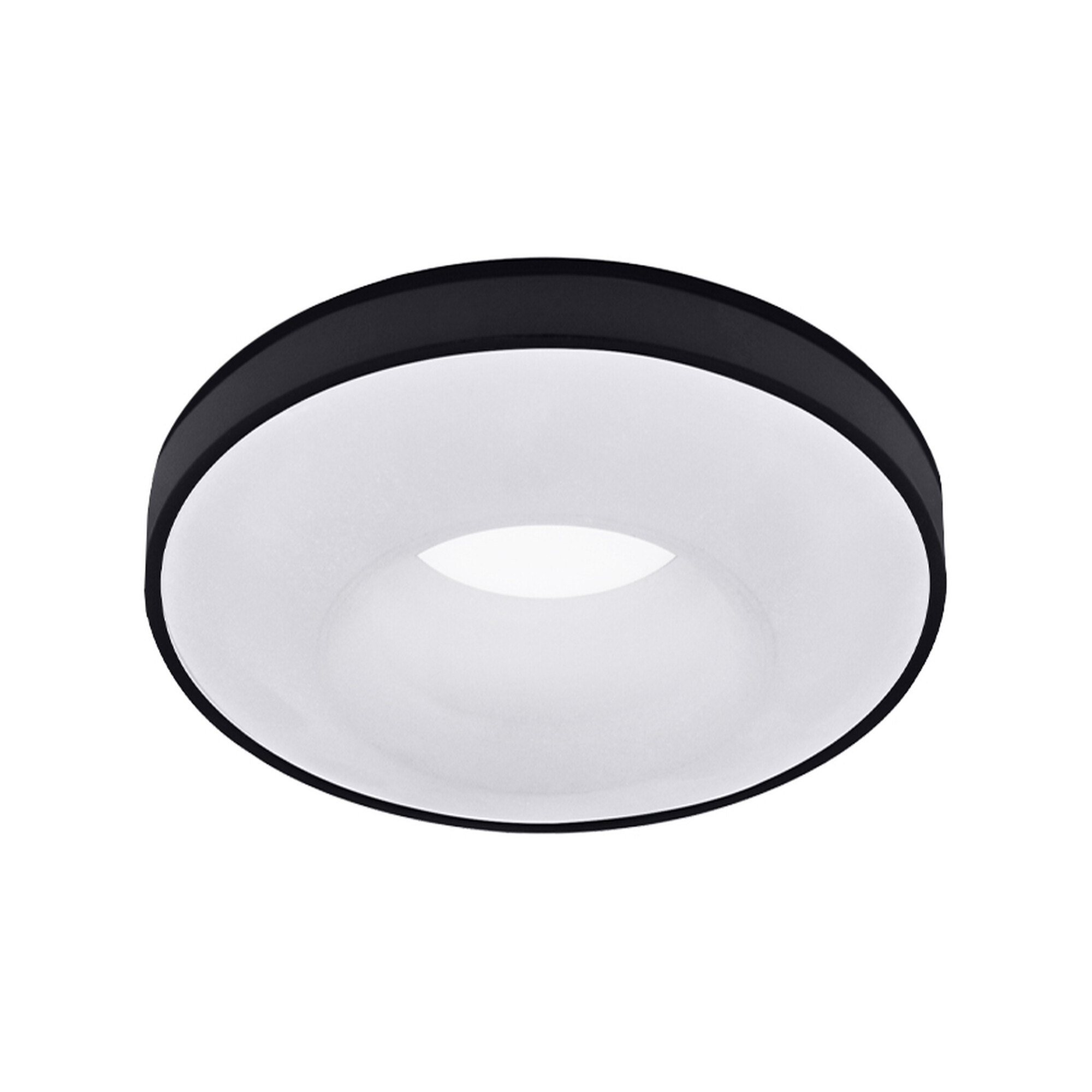 Светильник встраиваемый GU5.3 (MR16) с акрилом круг 47547 Чёрный SignImpress