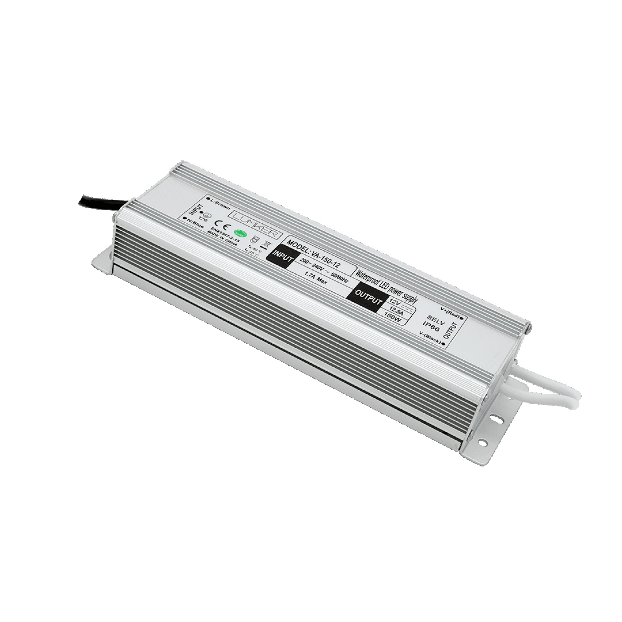 Блок питания Al Блок питания LTPW, 150 W Влагозащитный IP66, 12 V, 3 года гарантии SWG