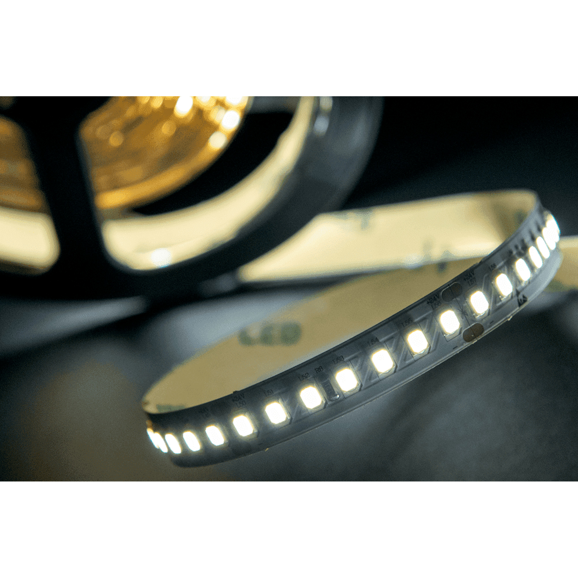 Лента светодиодная ПРО SMD2835 168LED/м 17,3Вт/м 24В IP20 Цвет:Холодный белый (1метр) SWG