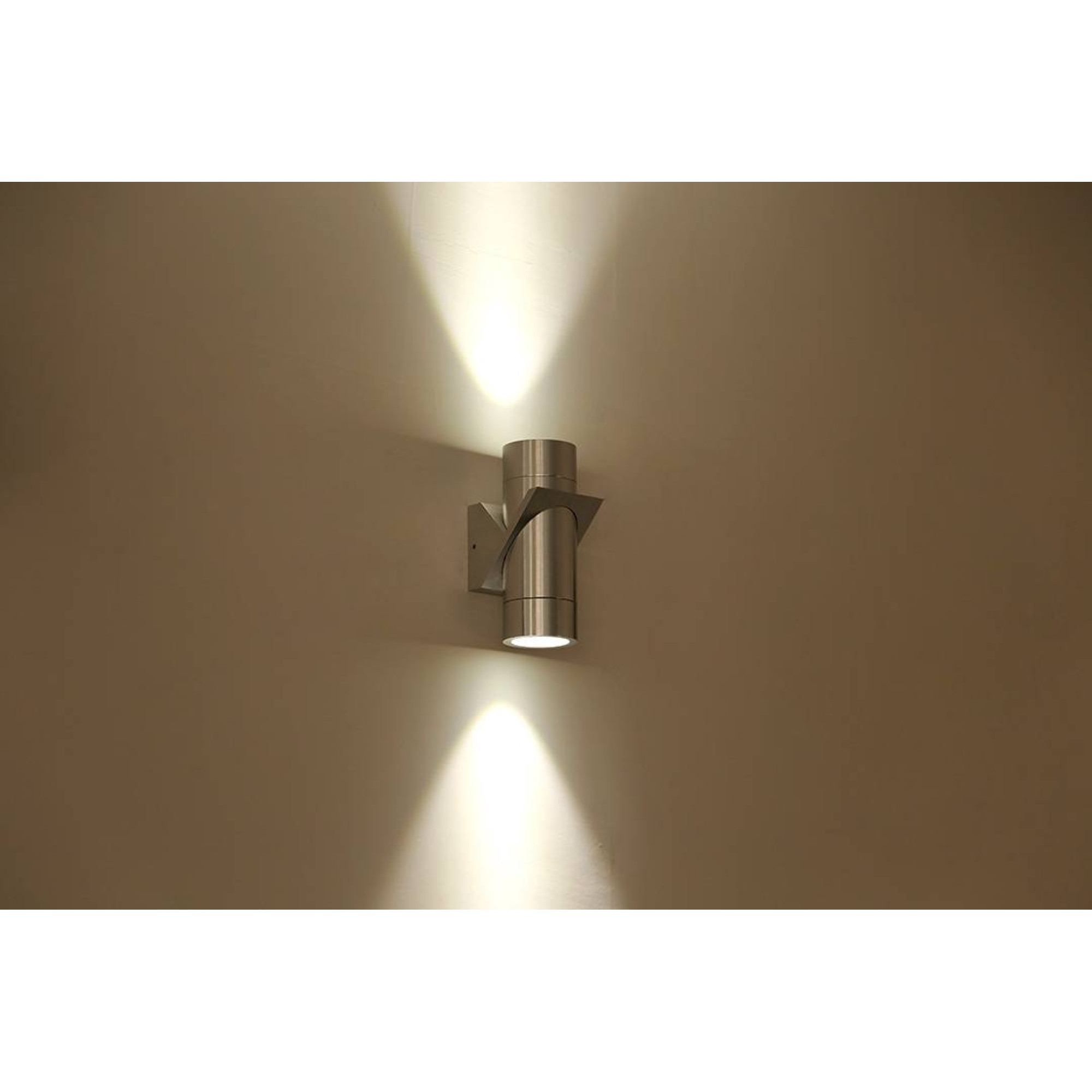 Светильник настенный SPRUT, Серебро, 6Вт, 3000K, IP54, GW-A213-6-SL-WW SWG