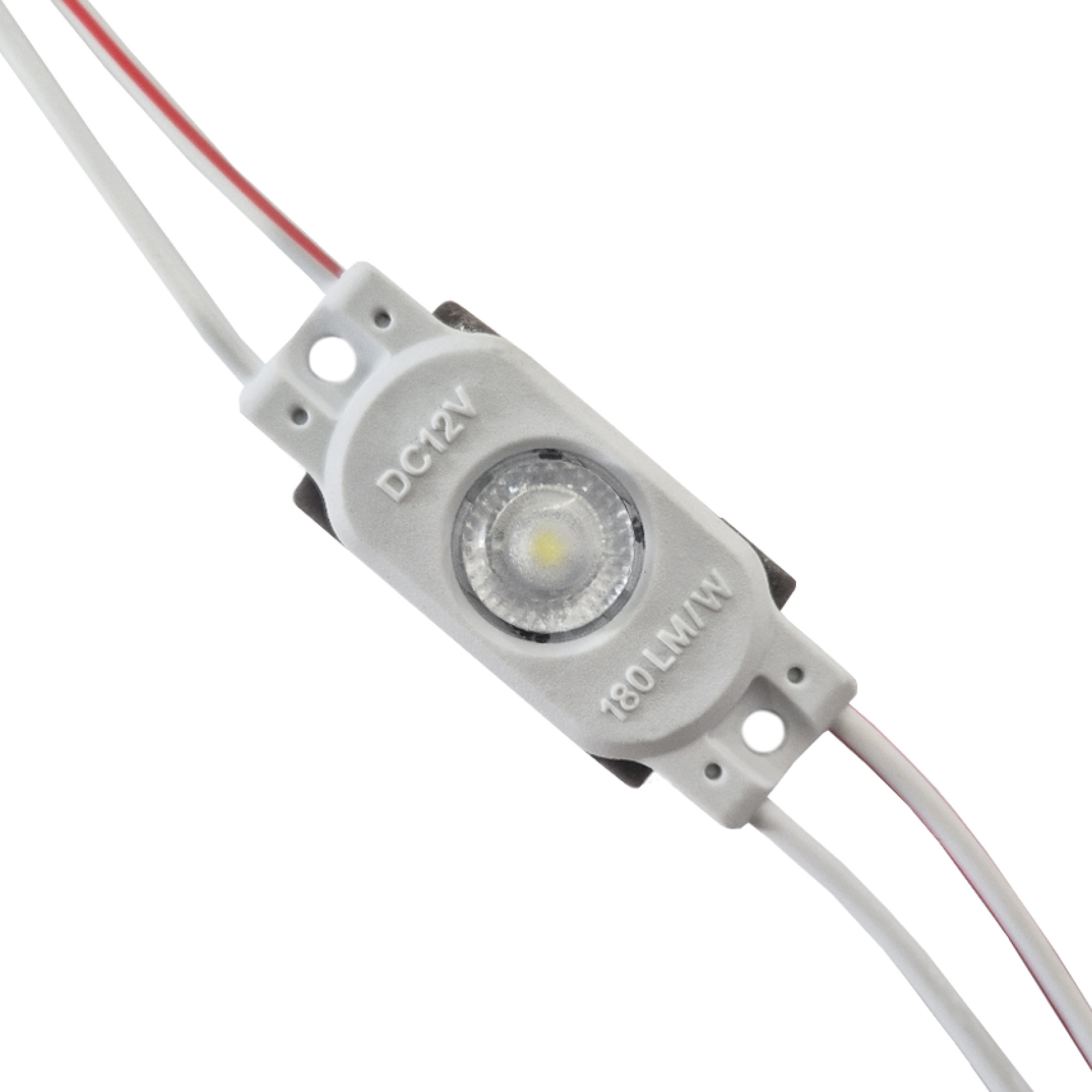 Модуль светодиодный 1 SMD 2835 0,36Вт 65Лм 6500-7000К (с линзой 175) - 1шт. SignImpress