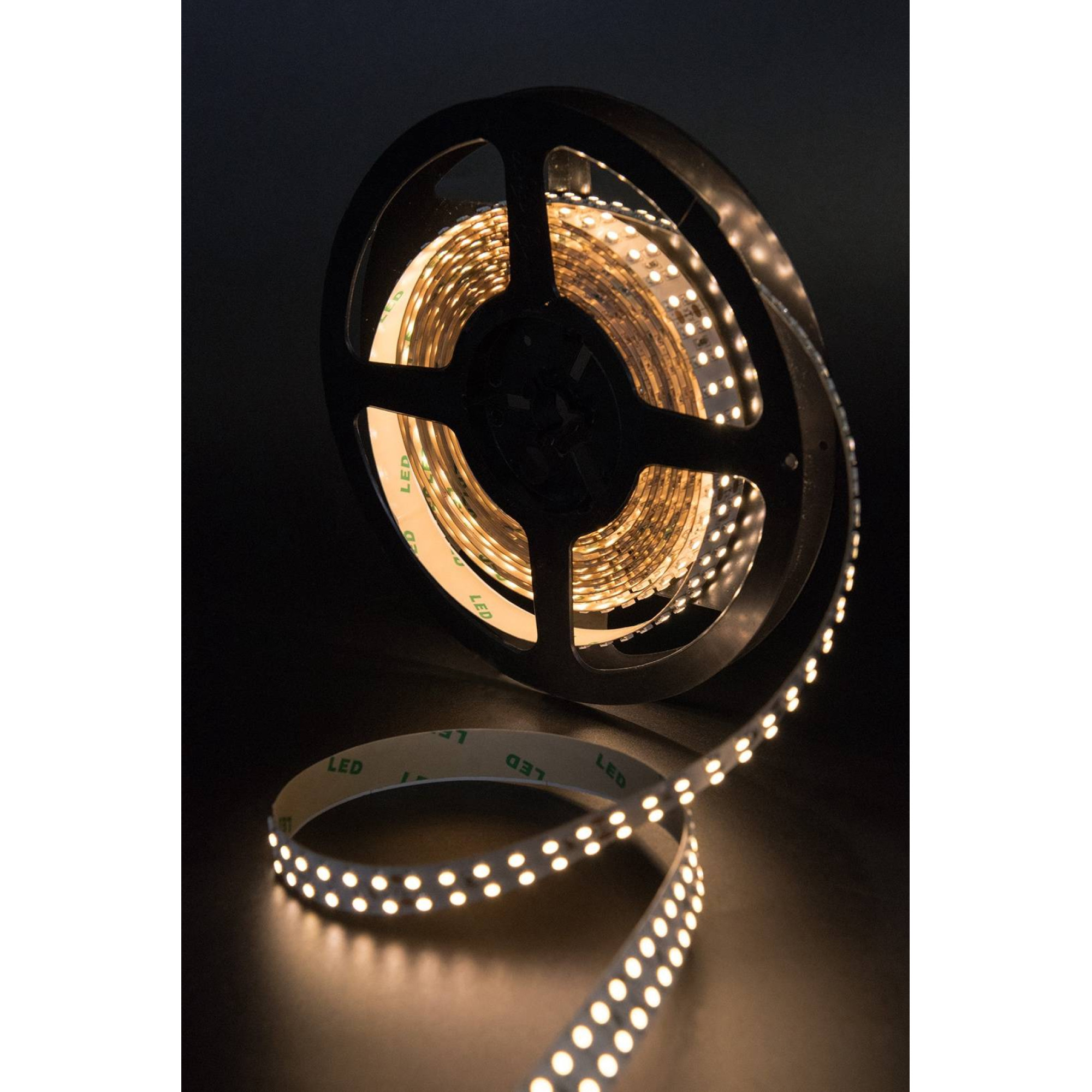 Лента светодиодная стандарт SMD3528 240LED/м 19,2Вт/м 24В IP20 Цвет:Теплый (1метр) SWG