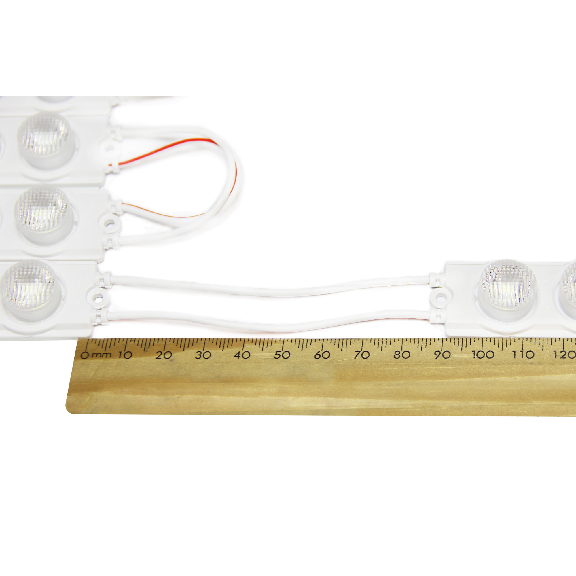 Модуль светодиодный 3 SMD 3030 3Вт 200Лм 6000К-6500К (с линзой 50*20) -1шт. SignImpress
