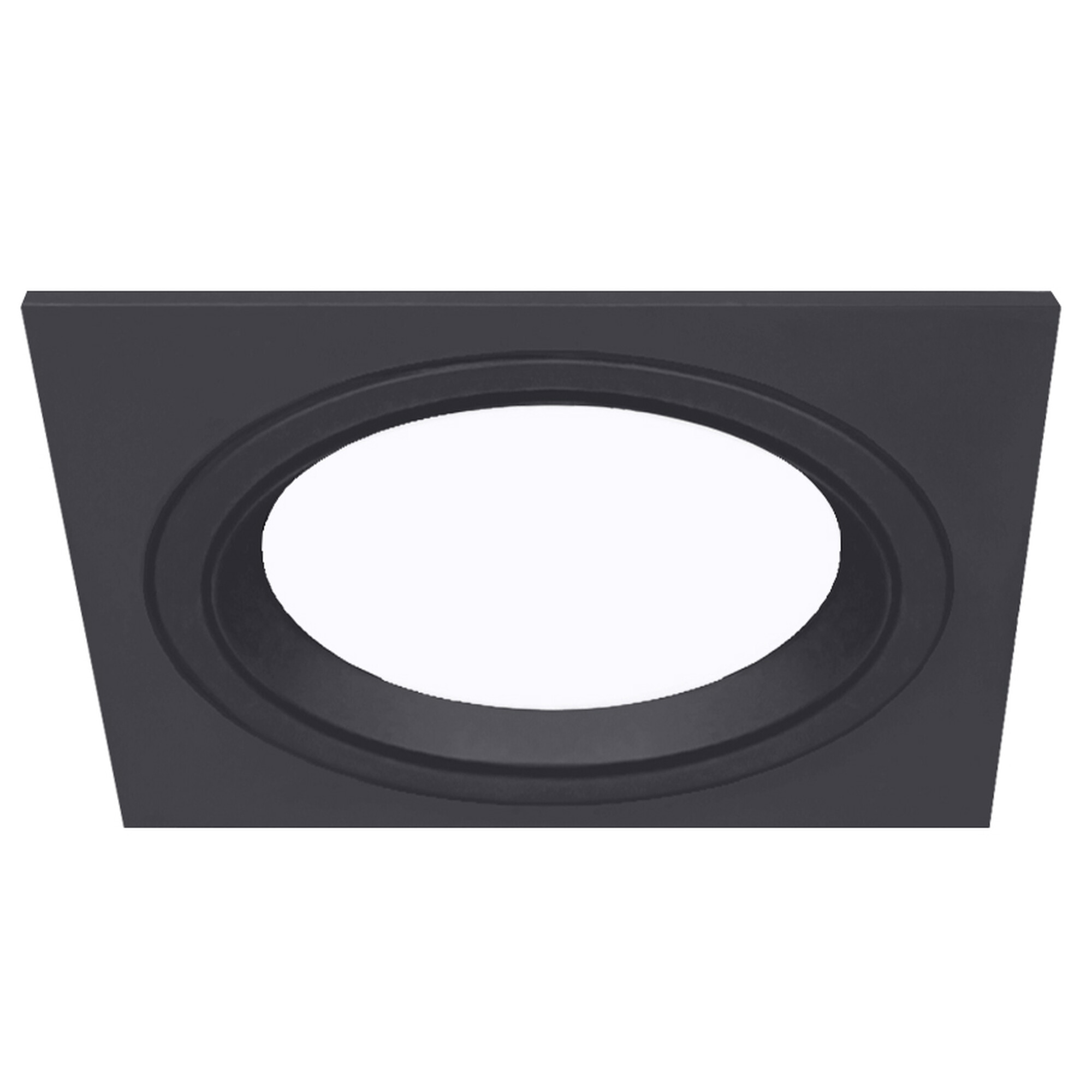 Светильник встраиваемый поворотный GX53 квадрат 46176 Чёрный SignImpress