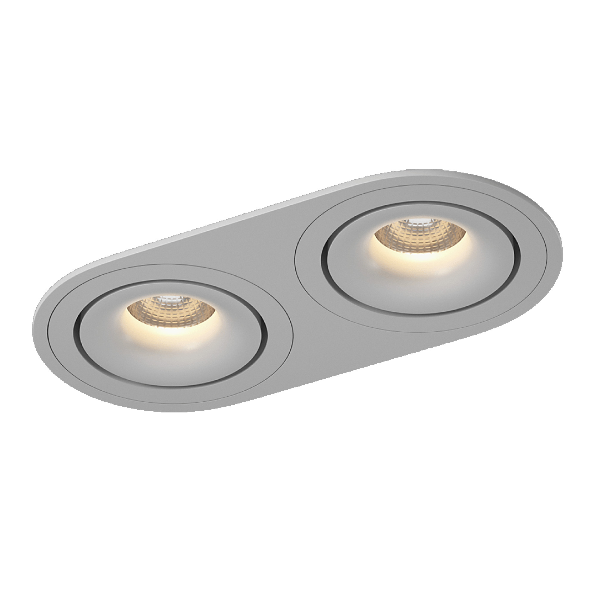 Рамка двойная круг для COMBO 1, белая SWG