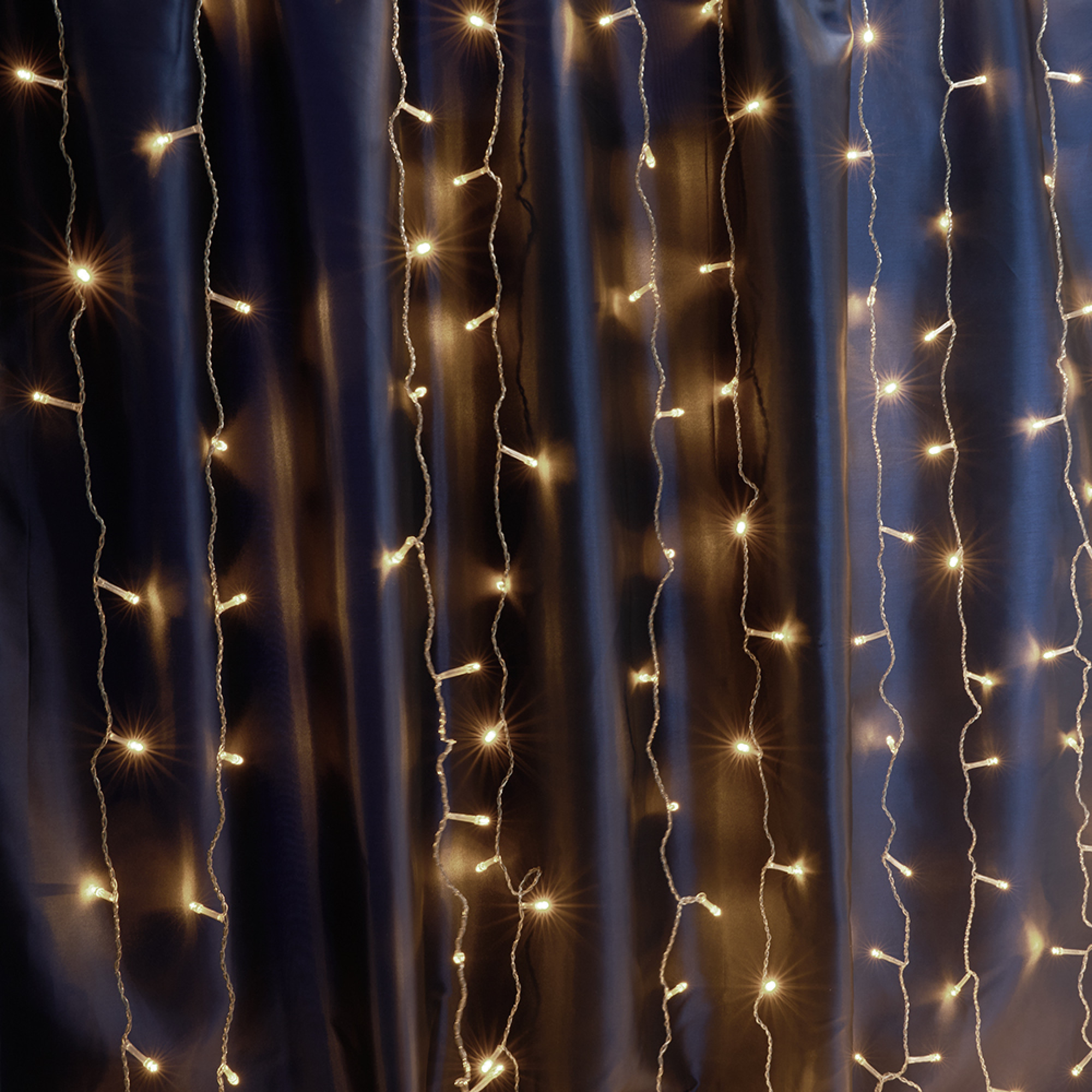 Светодиодная гирлянда CL24 занавес 3*3м + 3м 2700К статичная, c питанием от сети 230V Feron 
