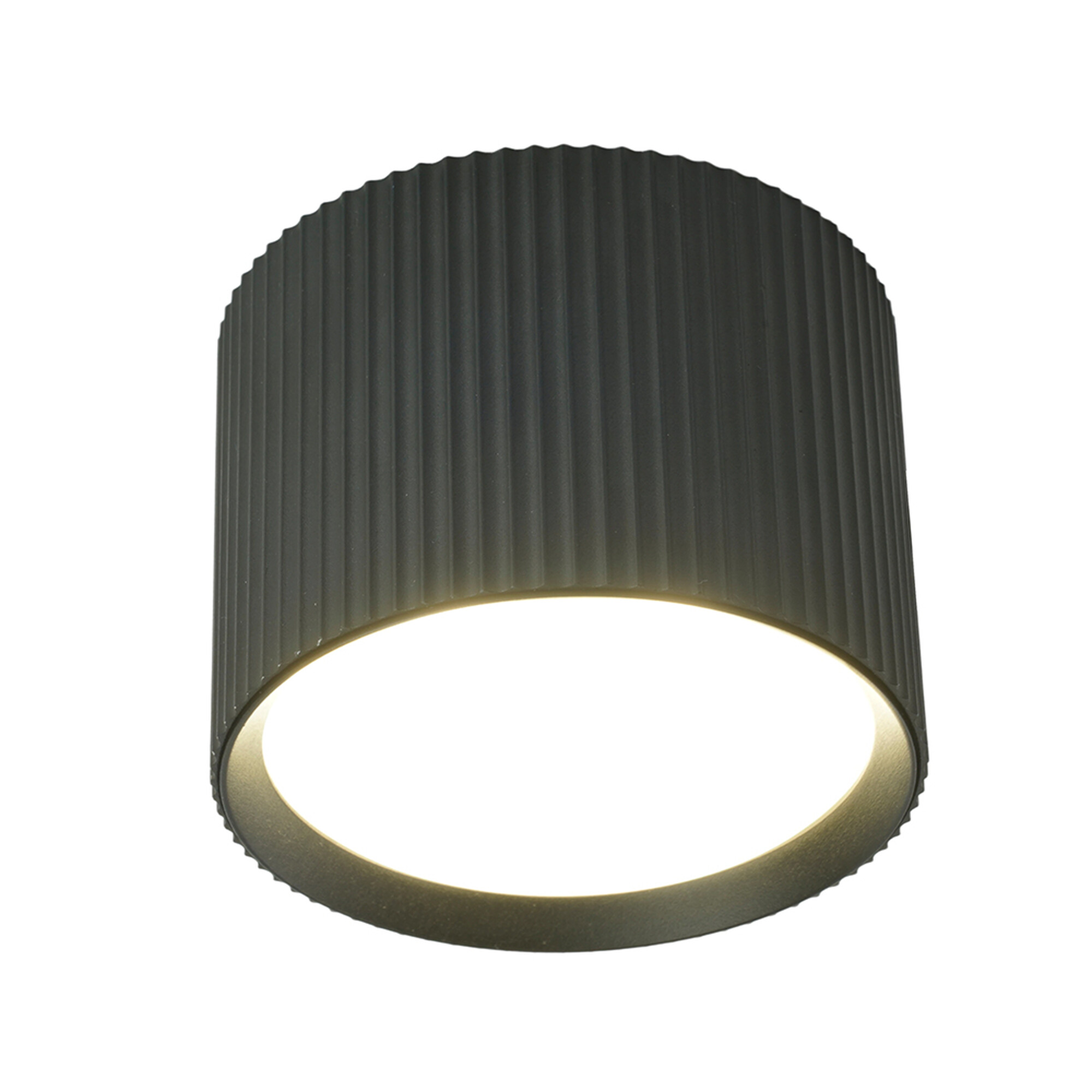 Светильник потолочный Barrel HL458 ARIA 12W, 230V, GX53, чёрный Feron