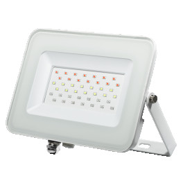 Прожектор светодиодный PFL- 30W RGB WH IP65 Jazzway