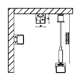 Профиль подвесной/накладной алюминиевый LS.1911K (2.5м) SWG