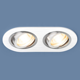 Светильник встраиваемый овал поворотный 1061/2 MR16 белый Elektrostandard (распродажа)