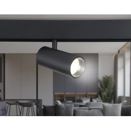 Светильник светодиодный трековый для шинопровода Magnetic GL3833 BK черный IP20 15W 4200K 48V 24° A 