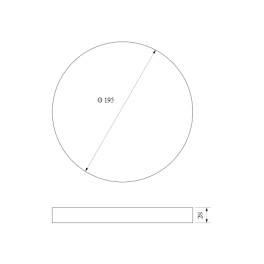 Светильник накладной круг DLR034 18W 4200K Elektrostandard 