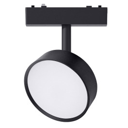 Светильник трековый 1фаза магнитный Moon-2 Bridgelux 48В 9Вт 4000К Чёрный 3г SignImpress