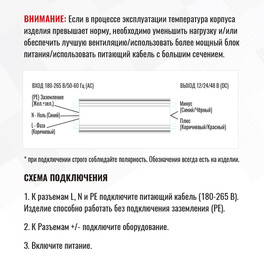 Блок питания ПРО плавный пуск 100Вт 24В IP20 SignImpress