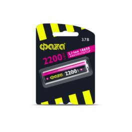 Батарейка литиевая акк. ФАZА 18650 2200мАч BL-1 - 1шт.