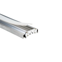Профиль алюминиевый SWG Pro встраиваемый в натяжной потолок CAT-35, 2000 мм (с экр. и загл.) SWG