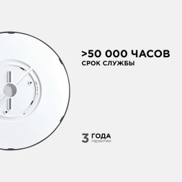 Светильник светодиодный накладной, SPIN, 28Вт, 230В/50Гц, 2800лм, 4000К, ø300х25, круг,чёрны Apeyron