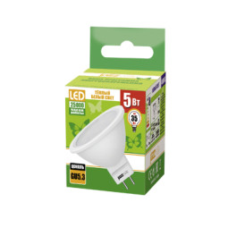 Лампа светодиодная PLED- ECO-JCDR 5W 4000K 400Lm GU5.3 230V/50Hz  Jazzway