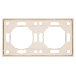 Рамка 2-местная, серия Эмили, PFR00-5002-08, кашемир, soft touch