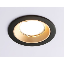 Встраиваемый точечный светильник MR16 A8923 BK/GD черный/золото Ambrella light