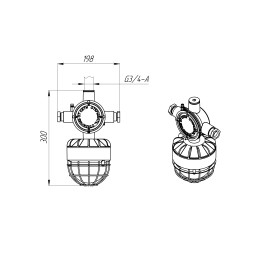 Светильник взрывозащищенный светодиодный Ex-FTN 1-102-30-850 (30 Вт, 3399 Лм, 4,5 кг) Ферекс