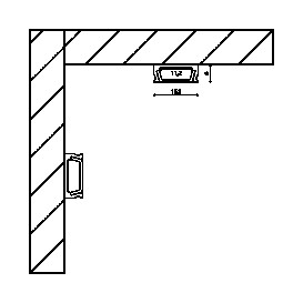 Профиль накладной алюминиевый SF-1506 (2м) (комплект) SWG