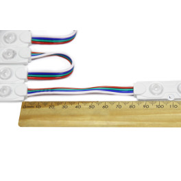 Модуль светодиодный 3 SMD 5050 0,72Вт RGB (c линзой 160) 3M - 1шт. SignImpress