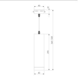 Трековый подвесной светильник 50163/1 LED черный Elektrostandard (распродажа)