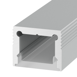 Профиль накладной алюминиевый LS.1613 для однорядной ленты (2.5м) SWG