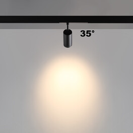 359961 PORT NT25 224 черный Трековый светильник с переключ. цв. темпер. IP20 LED 3000К4000К6000К 15W 90-240V VECTOR Novotech