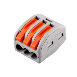 Клеммы строительно-монтажные 3-проводные LD222-413 (DIY упаковка 5 шт) Feron