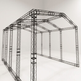 Фермы металл Line 12*12*100cm, черный, SignImpress