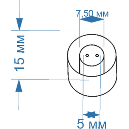 Коннектор для NH10 2pin Т-образный SignImpress