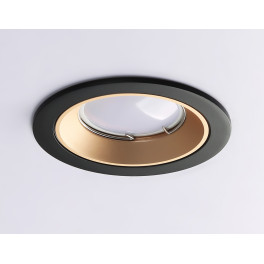 Встраиваемый точечный светильник MR16 A8923 BK/GD черный/золото Ambrella light